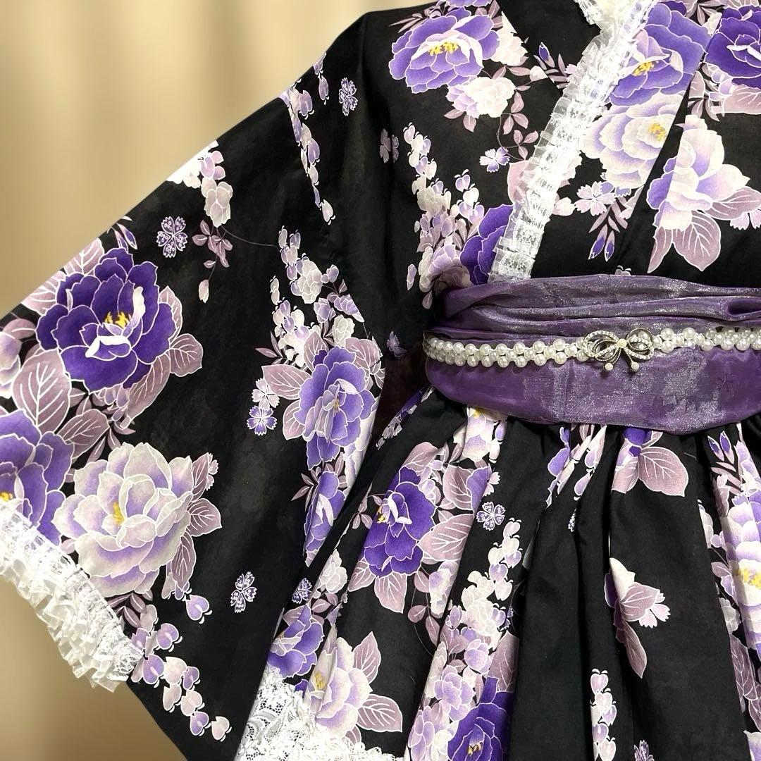 AD⑤浴衣　地雷系　量産型　ドレス　姫ギャル