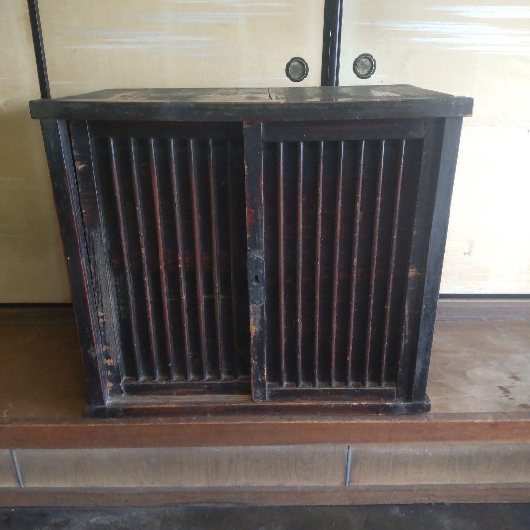 昭和レトロ　書棚　縦46.5cm横90.5cm高さ79.5cm