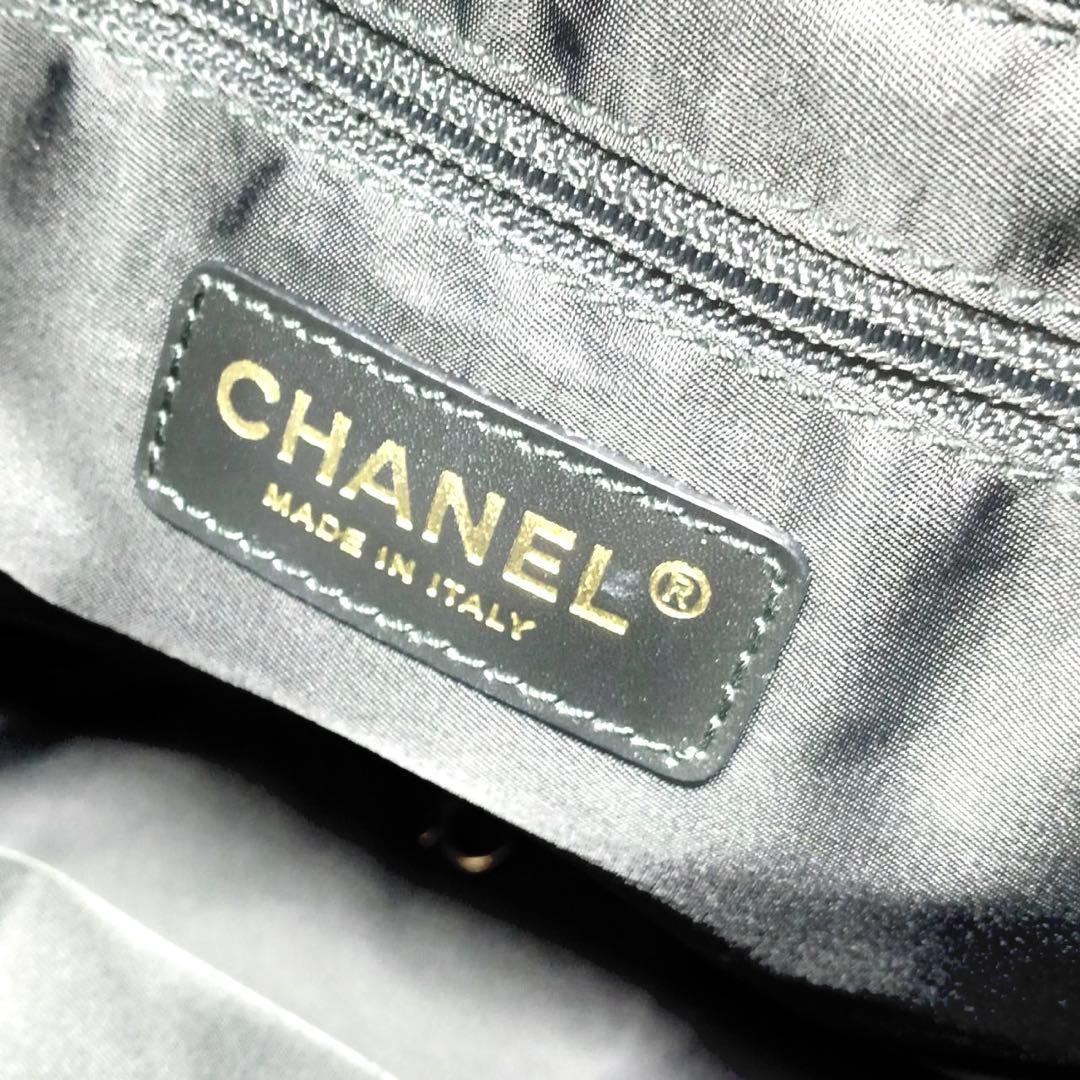 超美品　CHANEL シャネル　ニュートラベルライン　トートバッグ　MM 保存袋