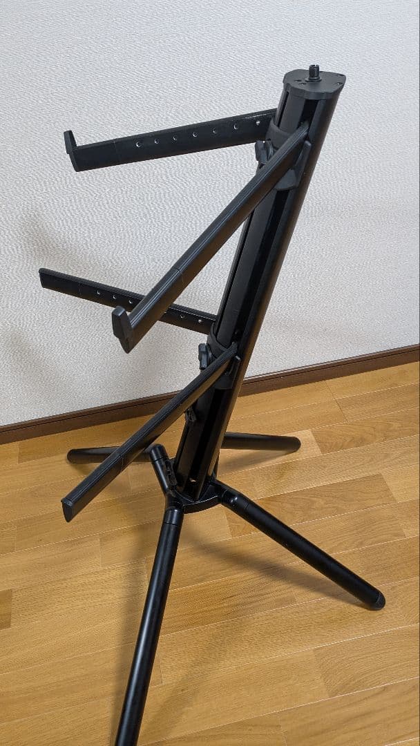 K&M BABY SPIDER PRO +傾斜アーム付 2段キーボードスタンド