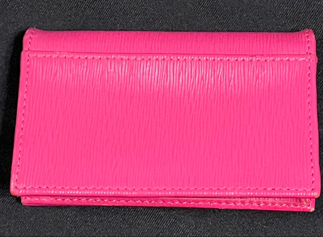 ピノすけさま専用 美品　PRADA ピンク レザー 名刺入れ　カードケース