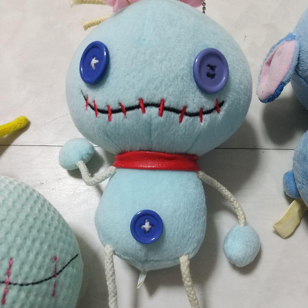 スティッチ ぬいぐるみ スクランプ ぶらぶら　セット