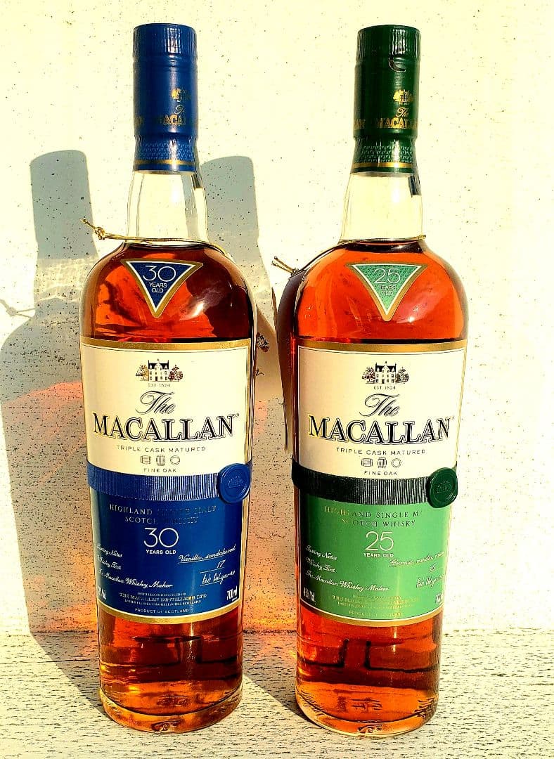 マッカラン　30年  25年 　2本セット