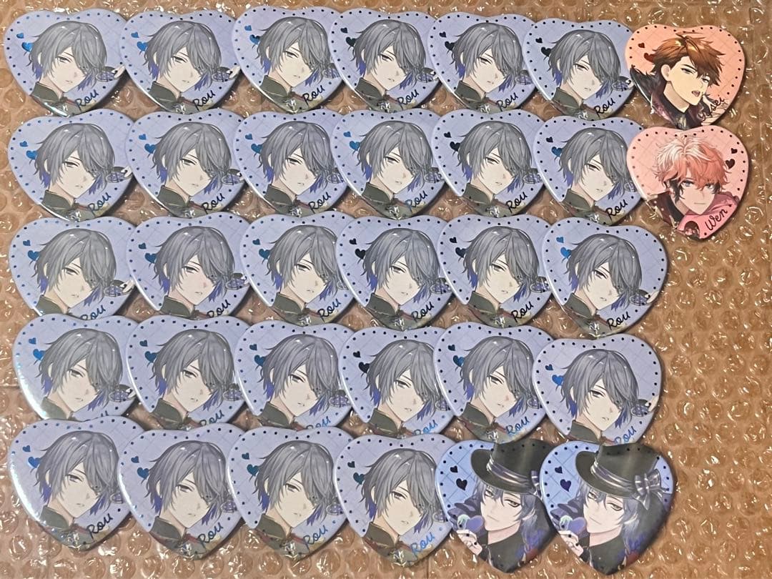 にじさんじ Melty Valentine バレンタイン 缶バッジ 小柳ロウ