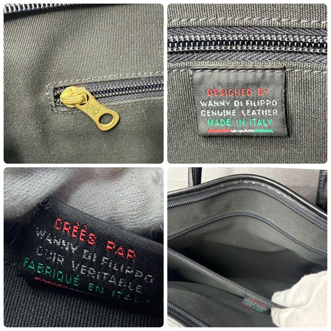 ILBISONTE イルビゾンテ 本革 ブリーフケース ビジネスバッグ A4 黒