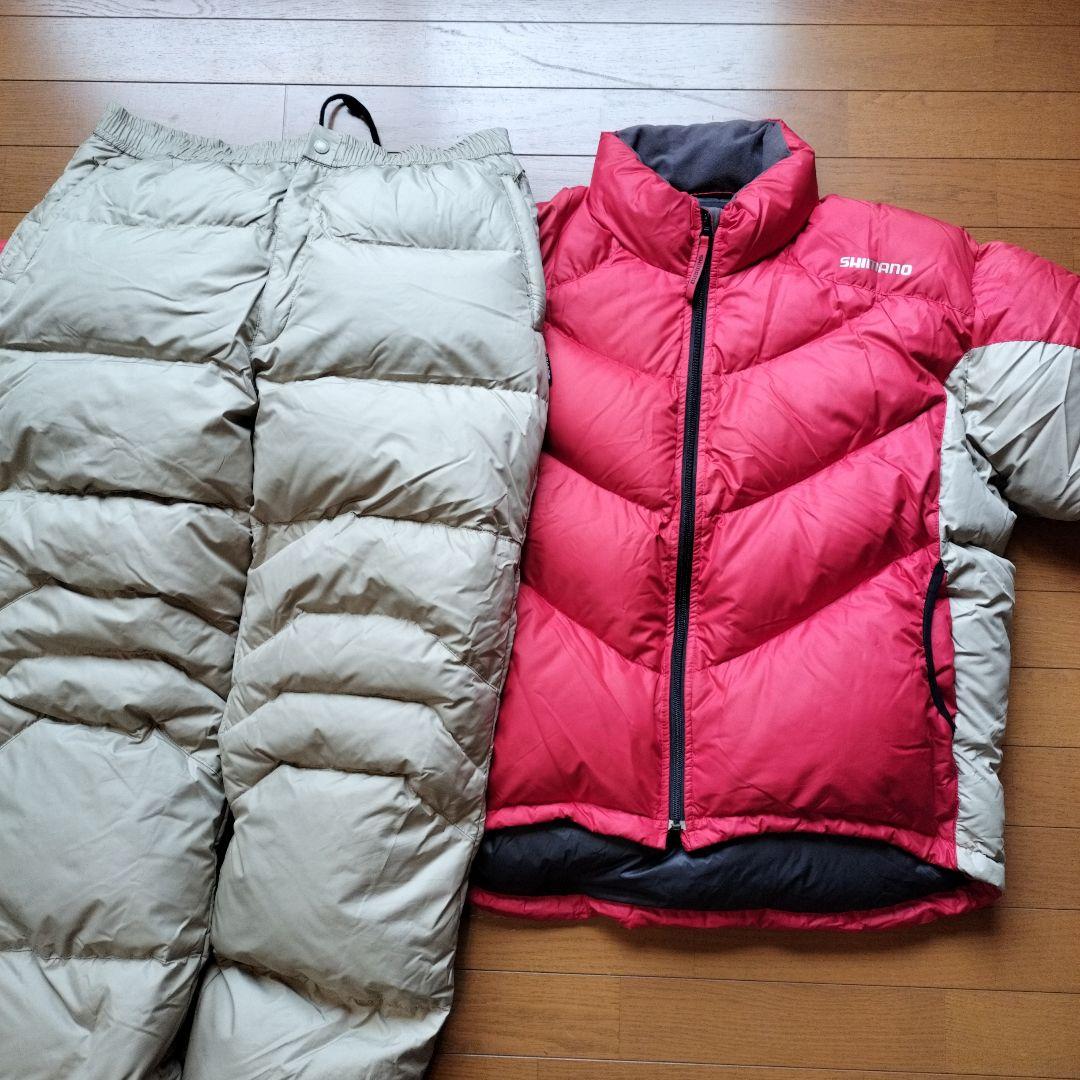 シマノ　ダウンサーマルスーツ　上下　ジャケット　パンツ　LLサイズ