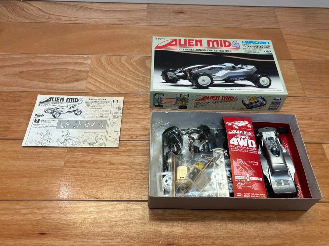 当時物 マルイ ミニ四駆 エイリアンミッド4 ジュニア 未組立