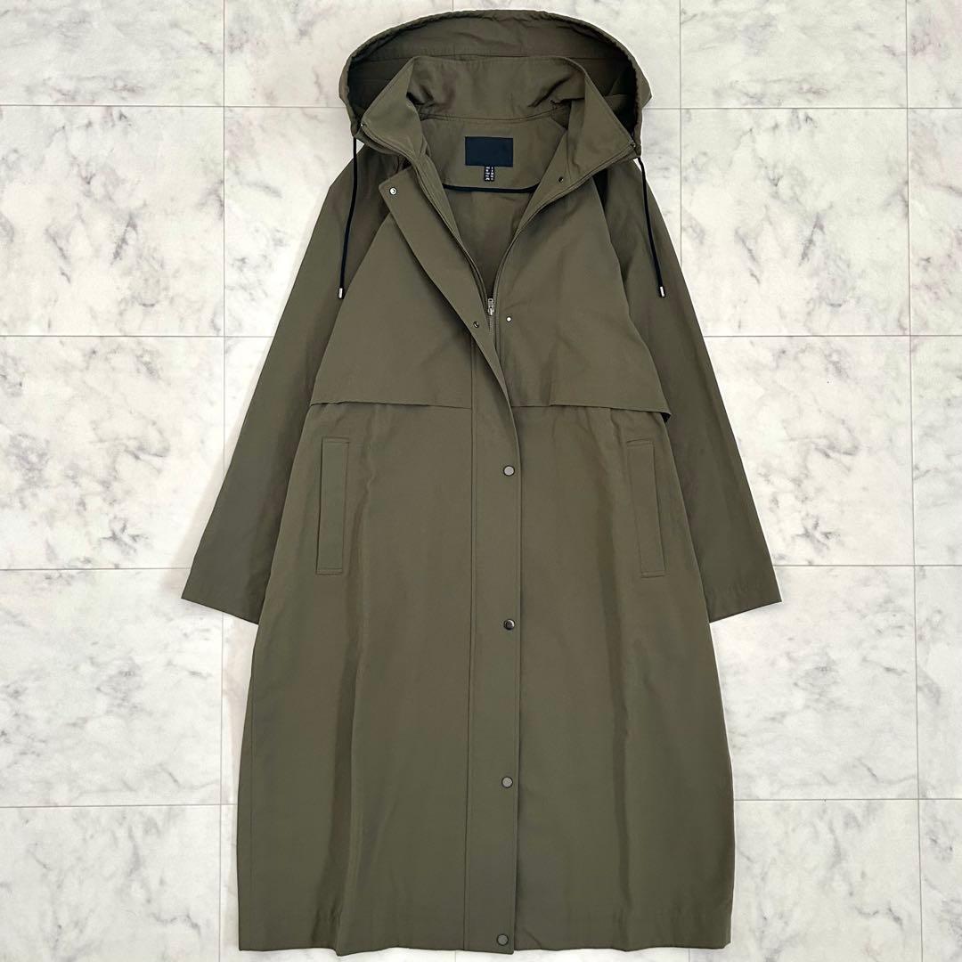 美品 iCB アイシービ Tussah T/C モッズコート カーキ 11