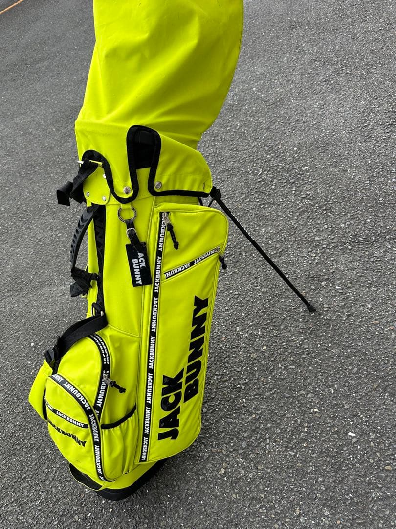 JACK BUNNY 蛍光イエロー スタンドバッグ