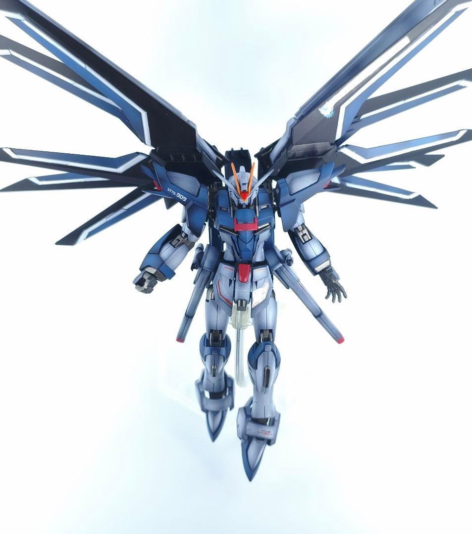 HG ライジングフリーダムガンダム 塗装済み完成品 全塗装