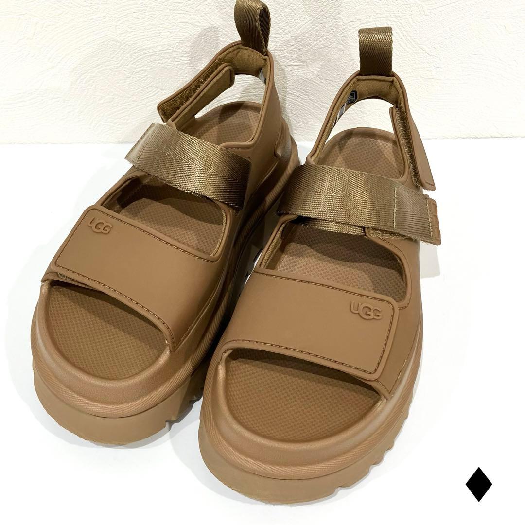 UGG アグ ゴールデンクロウ キャメル サンダル 22cm