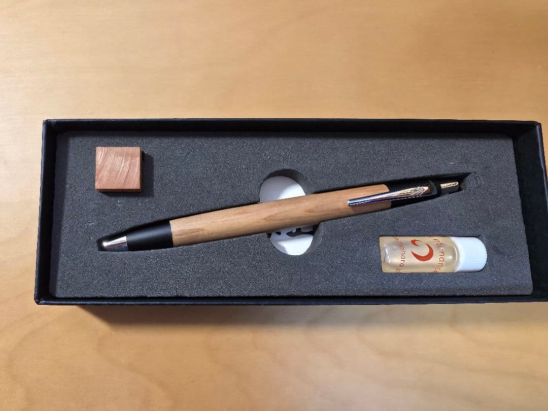 野原工芸 スリムボールペン 木曽桧(木曾檜)