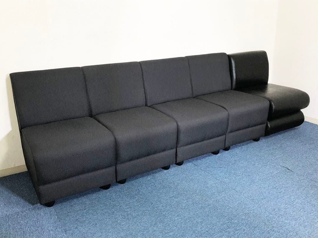 パブリック1人掛けソファ5個セット 美品 独立タイプ応接ソファ・ロビーチェア