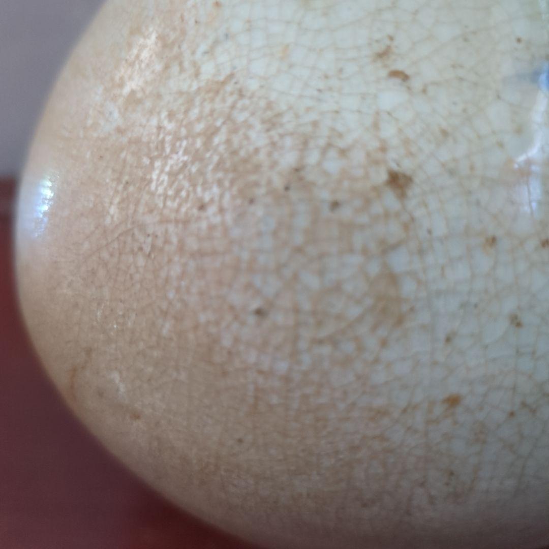 朝鮮古美術　骨董品　古道具　高麗李朝　染付　青磁貫入　大徳利　花瓶　飾り壺