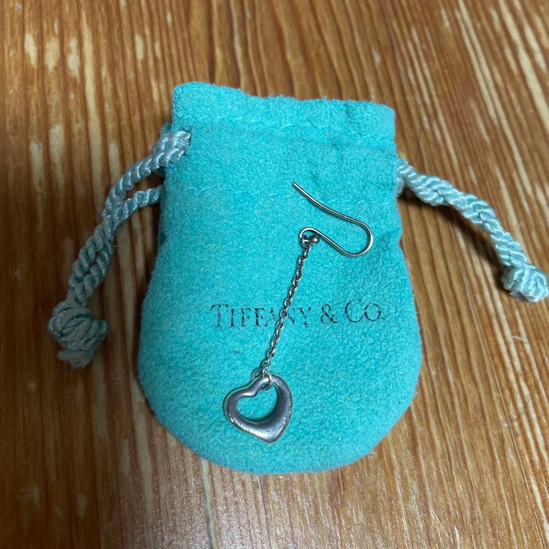 正規品　片耳　ティファニー★ピアス　シルバー　オープンハート