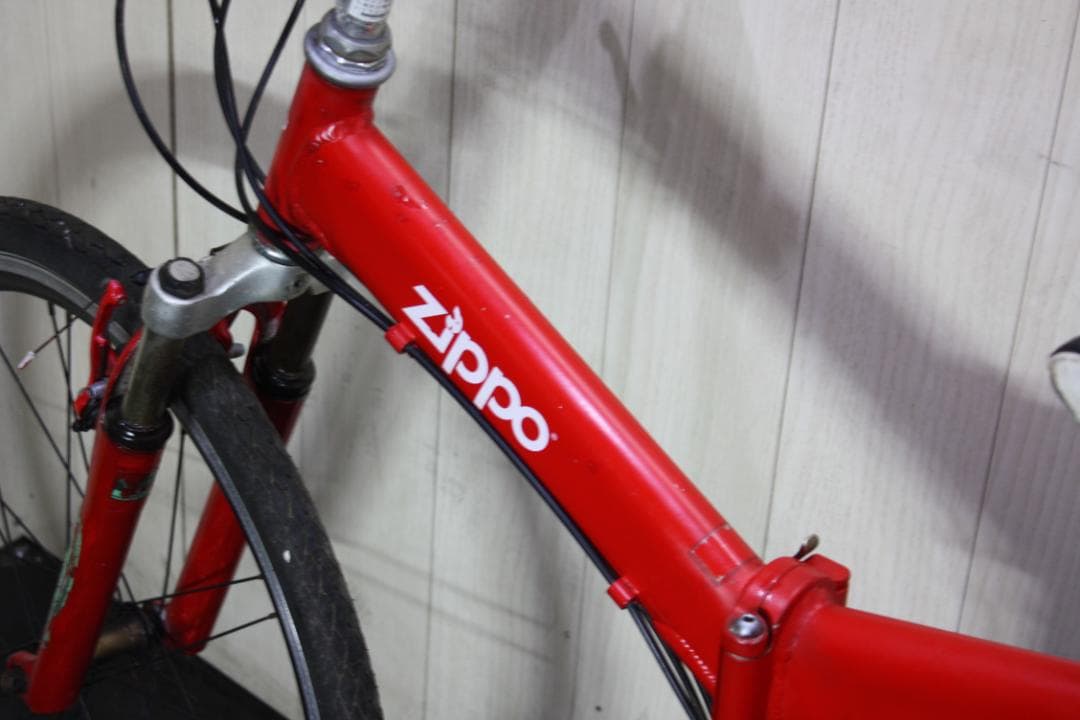 ZIPPO(ジッポー) 26型 アルミ 21速 450mm Wサス 折り畳MTB