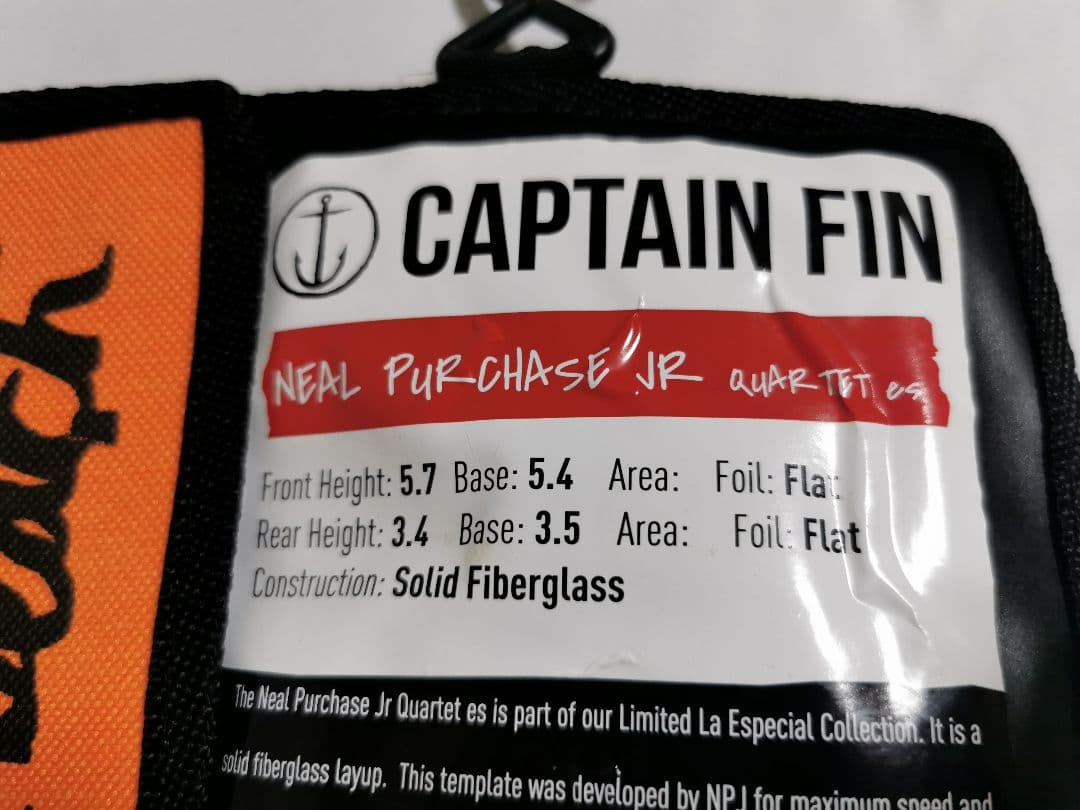 CAPTAIN FIN / NPJ QUARTET 5.7\" フィン クワッド