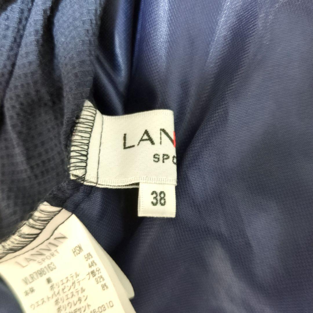 LANVIN ランバンスポール ワンピース ネイビー 38 M