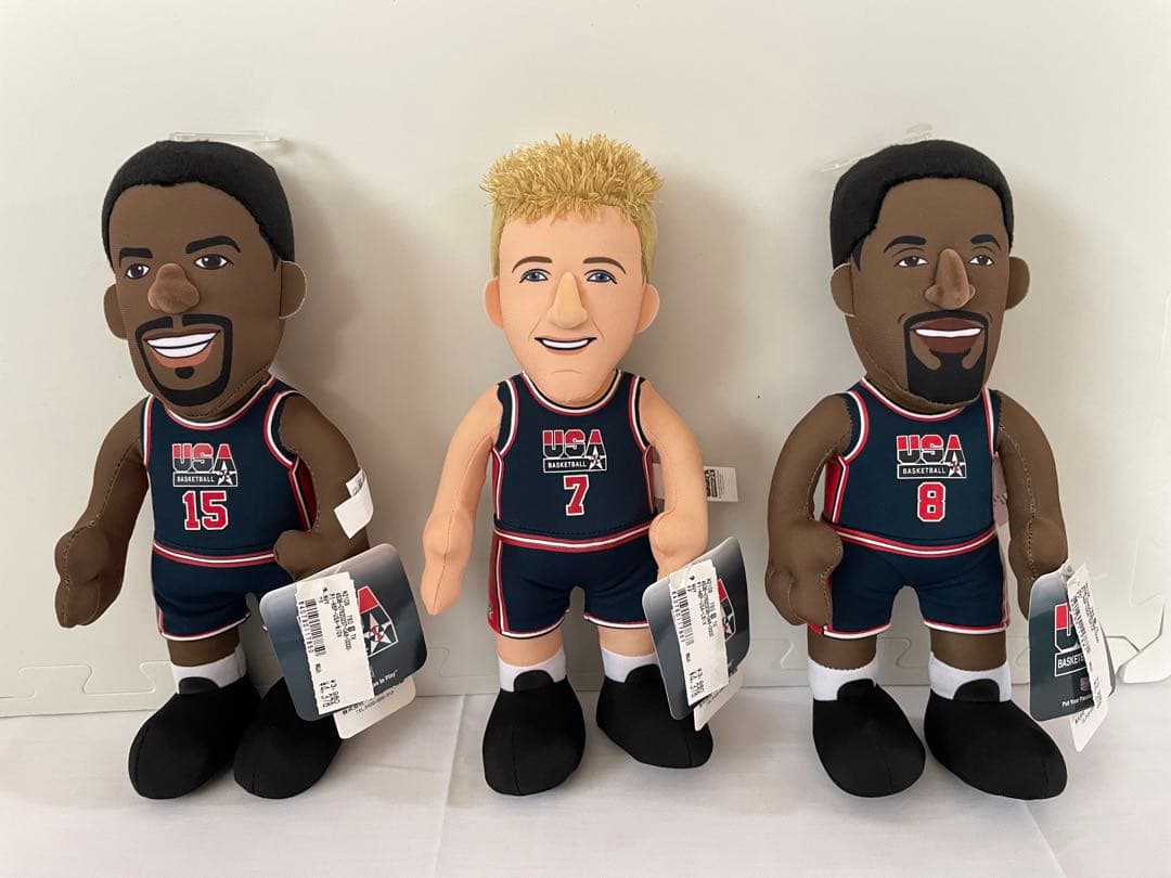 NBA  初代ドリームチーム人形３体　新品未使用