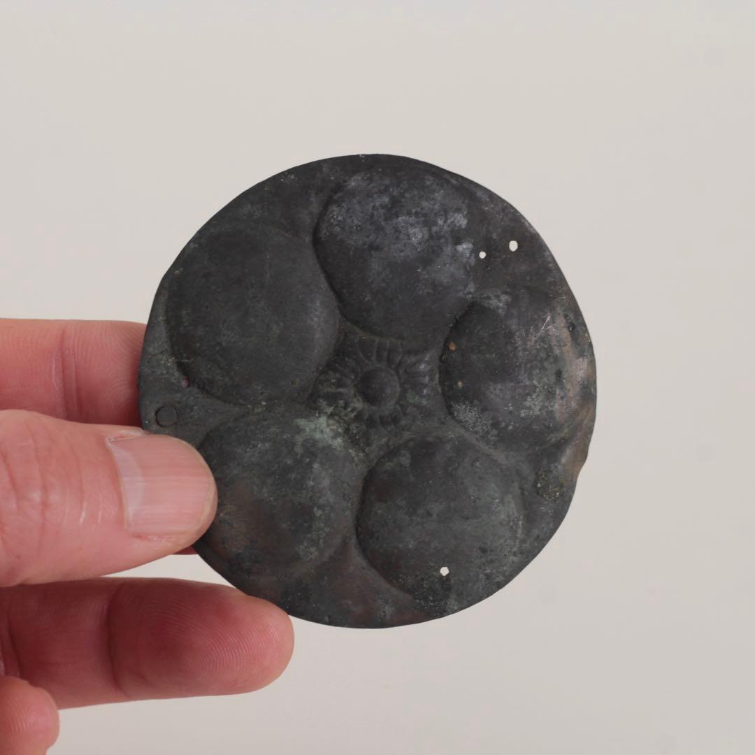 古銅 装飾品 梅鉢文 古美術 寺院装飾品 古道具 アンティーク