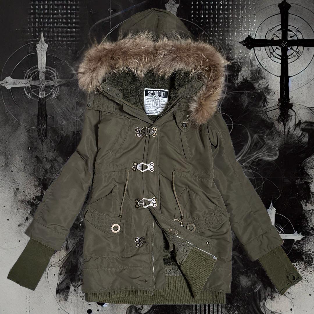 【00s_Archive】ギャル鬼ファーModsCoat平成グランジY2K