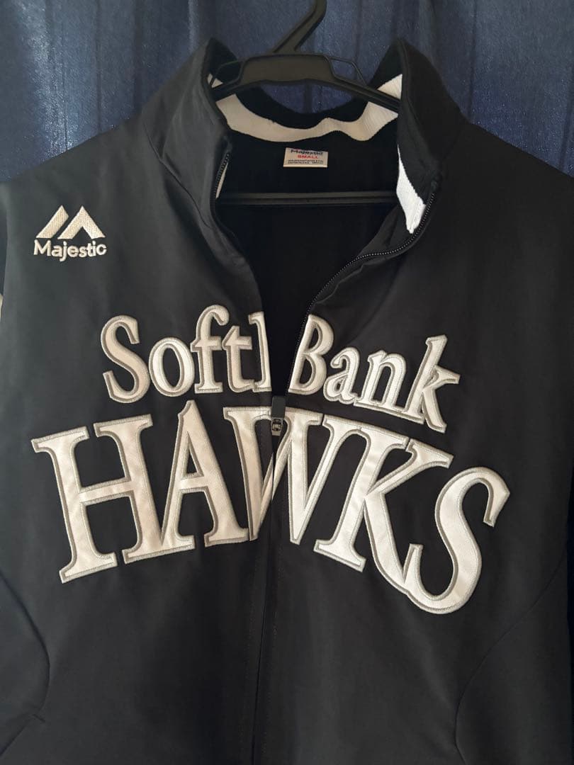 SoftBank Hawks✖️ ポルテ ブラックジャケット Majestic