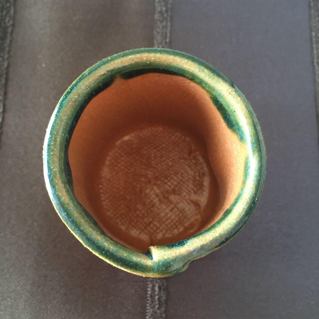 水野秋艸庵《美濃焼》民芸ぐい呑み　骨董品