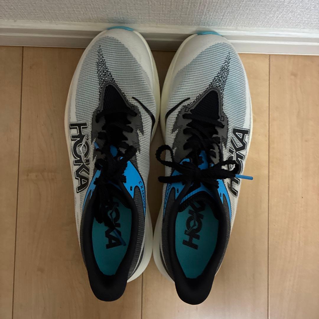 【美品】HOKA ONEONE ROCKET X3 25.5cmホカロケットX3