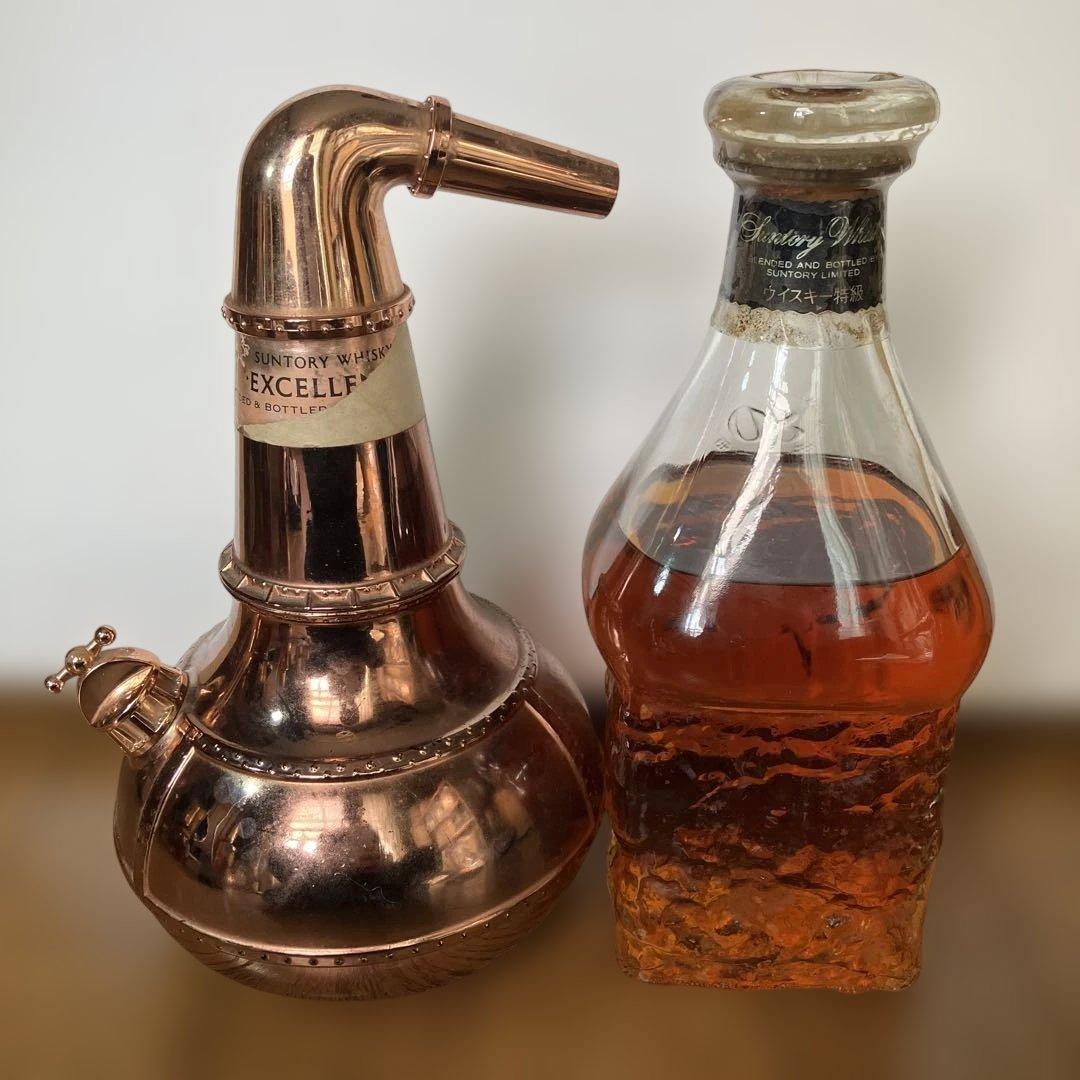 サントリー エクセレンス ポットスティル，クリアボトル 特級 ２本セット