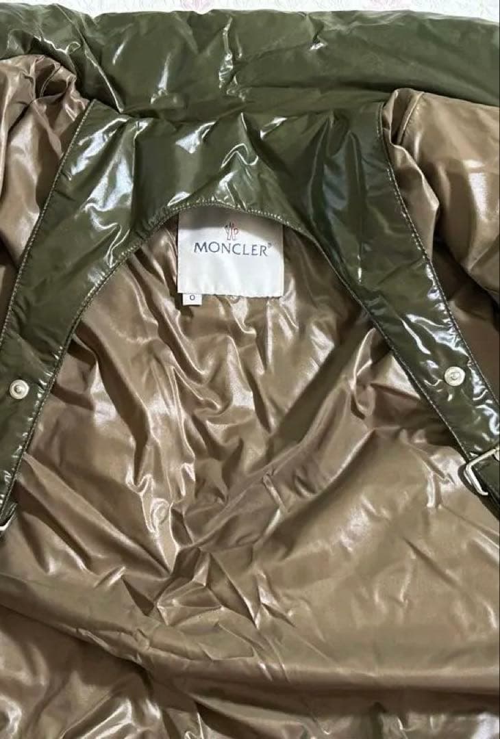 MONCLER オリーブグリーン ダウンジャケット 0サイズ