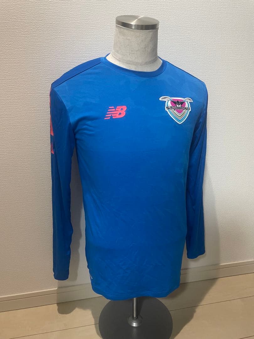 New Balance 青 長袖 Tシャツ M