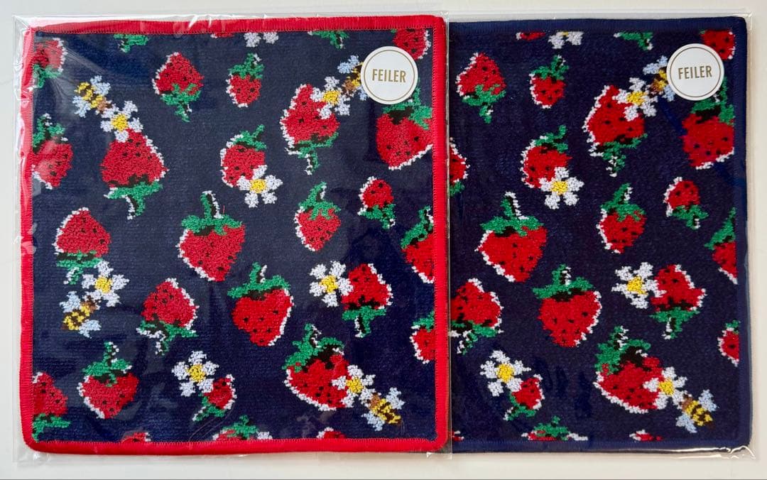 FEILER ミュベールコラボ　ハンカチ２枚セット