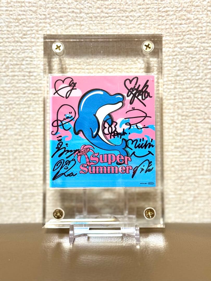 希少 NiziU 直筆サイン入りジャケットステッカー