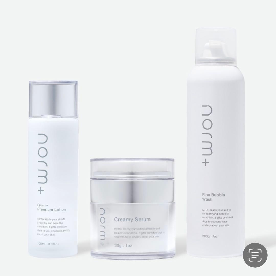 【新品未使用】norm+ デイリーケア3点セット【愛沢えみり】