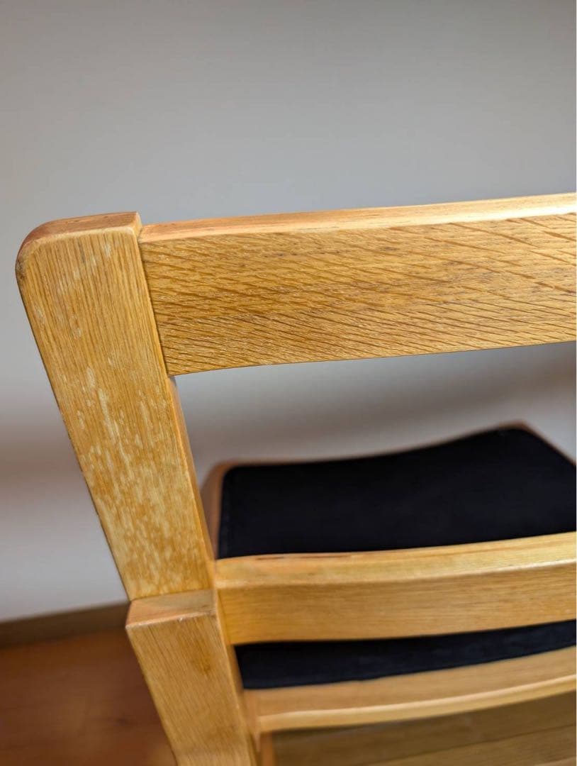 ■送料込■無印良品 リビングでもダイニングでもつかえるソファチェア オーク 椅子