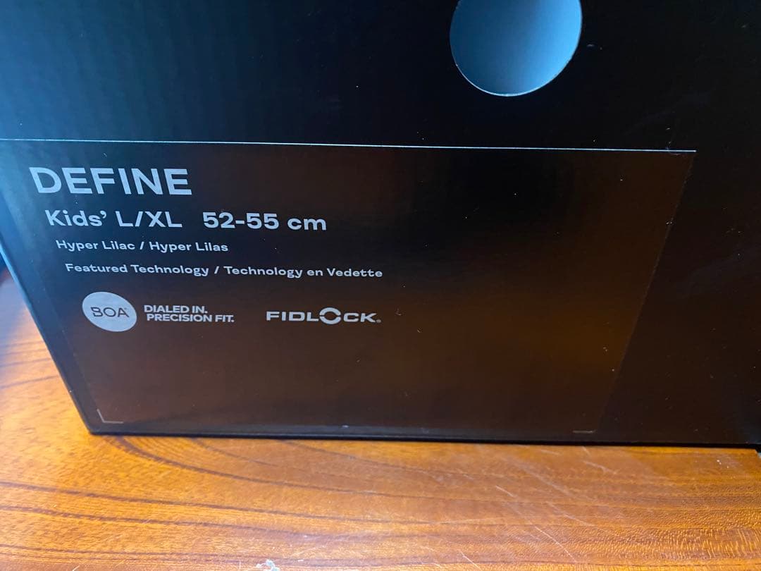 週末値下げ 試着品anon DEFINE kids ヘルメット 52-55cm