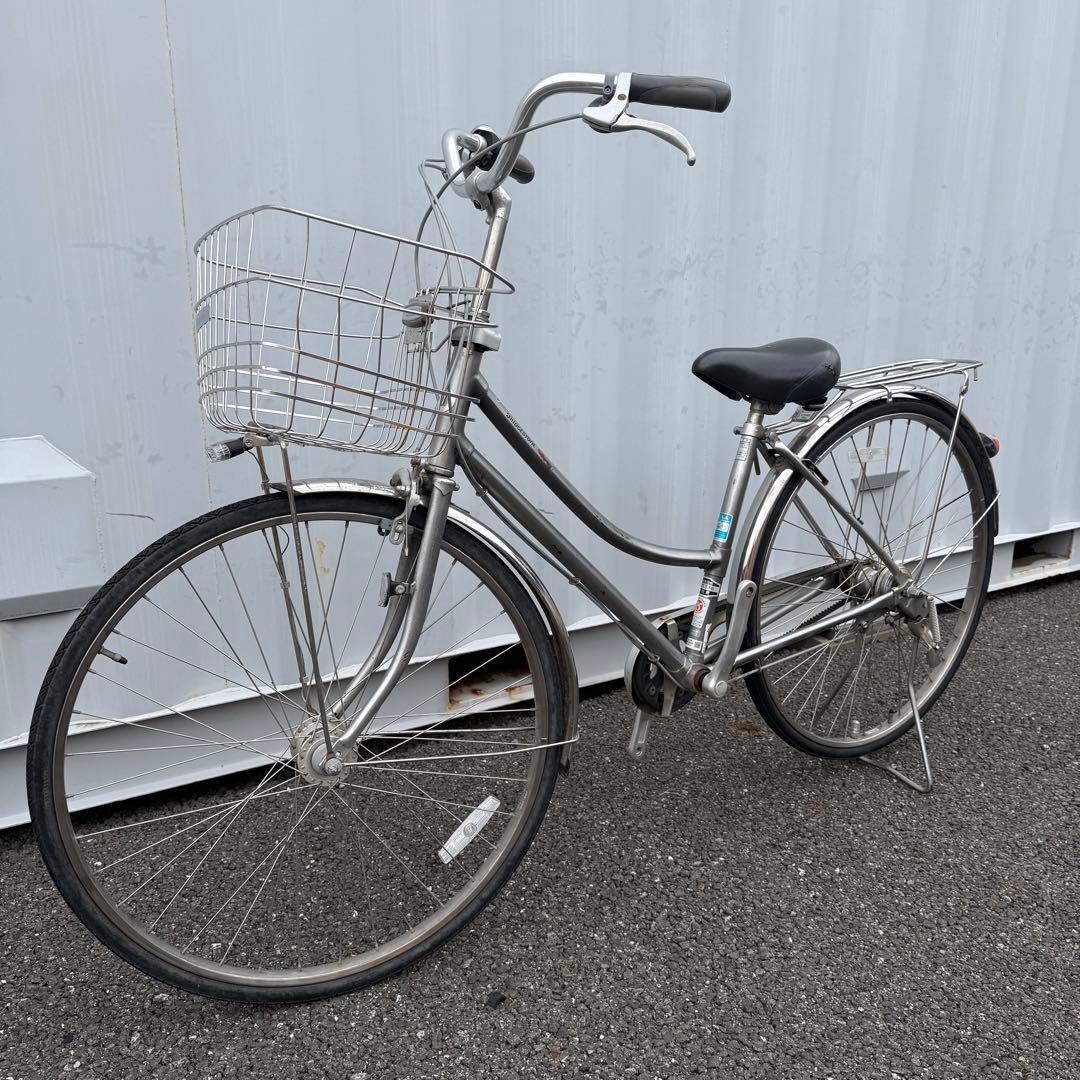 自転車 27インチ カゴ/変速機/オートライト付 定価8万円