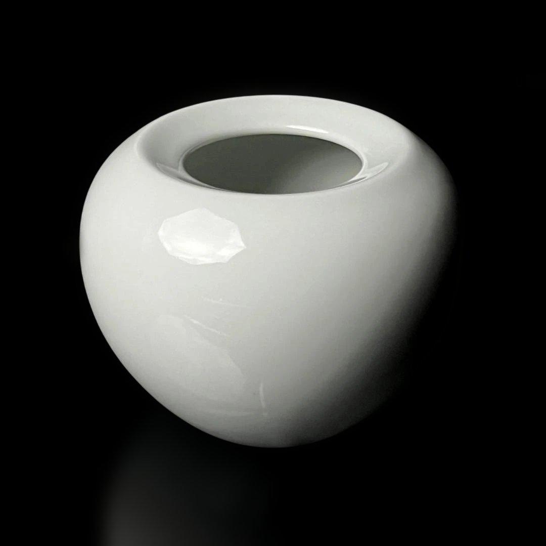 唐物 白磁水洗 大清康煕年製 款 中国美術 古玩 SH35