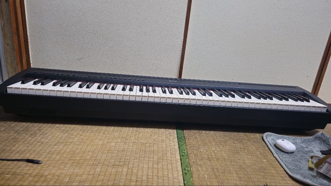 88鍵 電子ピアノ USB接続とヘッドオン