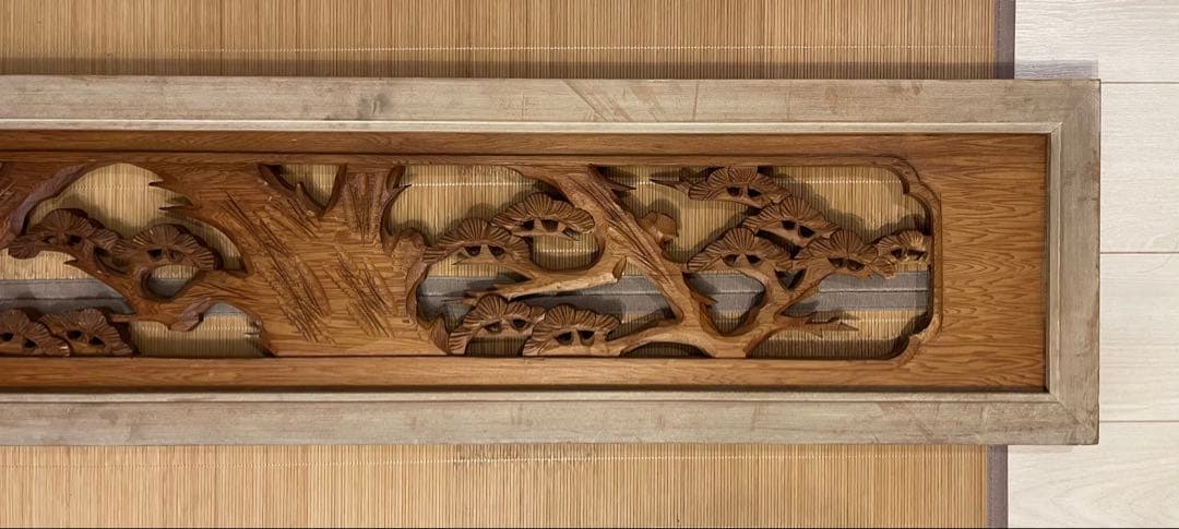 欄間　松竹梅　送料込み　1700×310