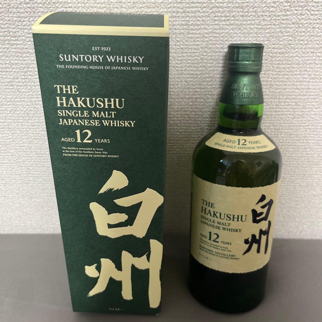 白州ウイスキー12年　箱付き