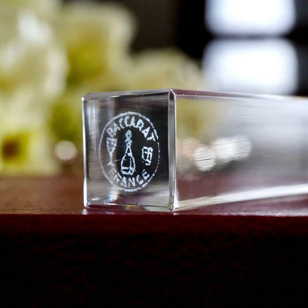 美品★オールドバカラBACCARATカトラリーレスト★箸置き 12本★クリスタル