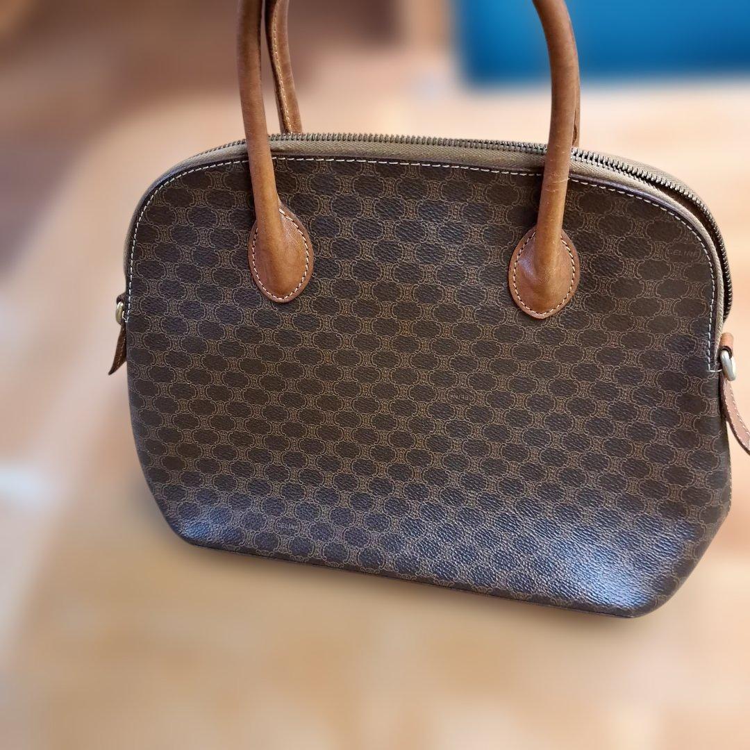 セリーヌ ブラウンハンドバッグ