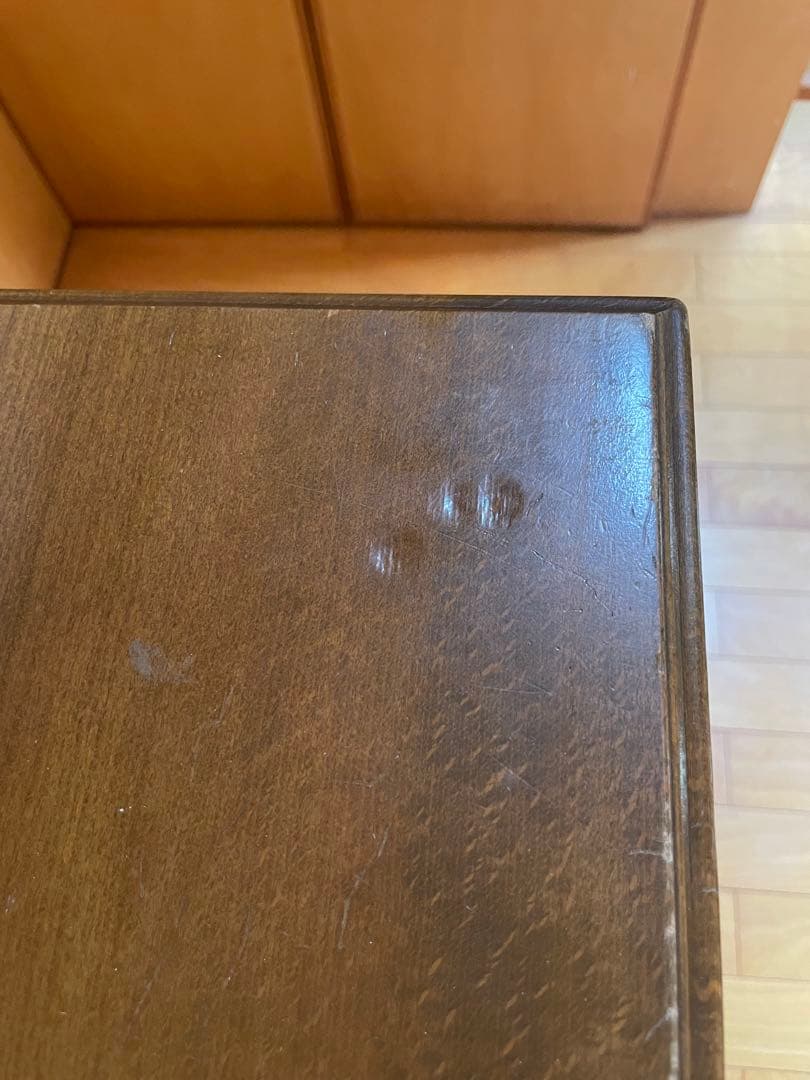 アンティーク木製文机 ダークブラウン