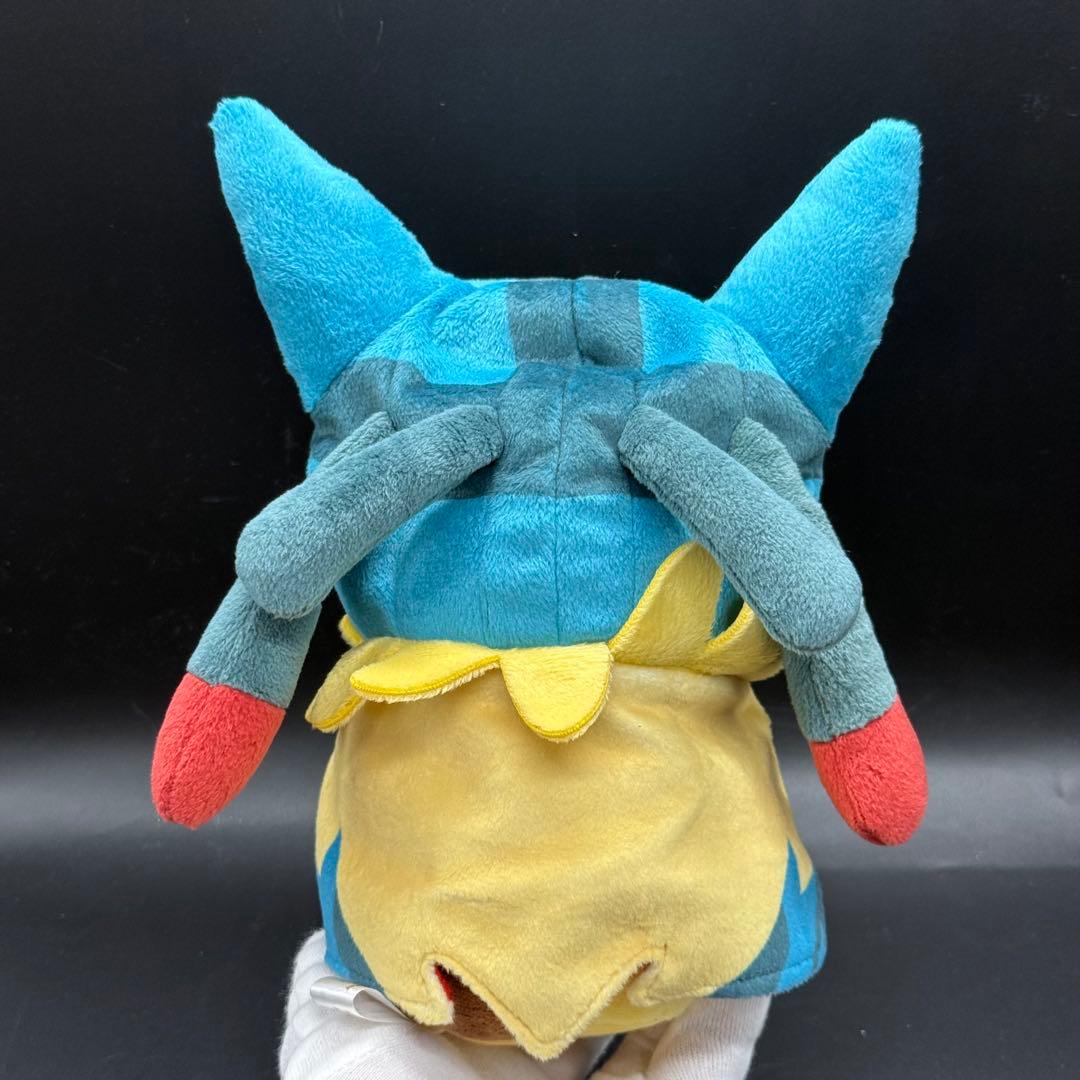 極美品 メガルカリオのポンチョを着たピカチュウ