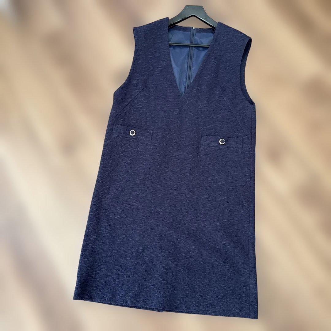 レリアン　ネイビー ジャンパースカート 13+ 近年のお品物