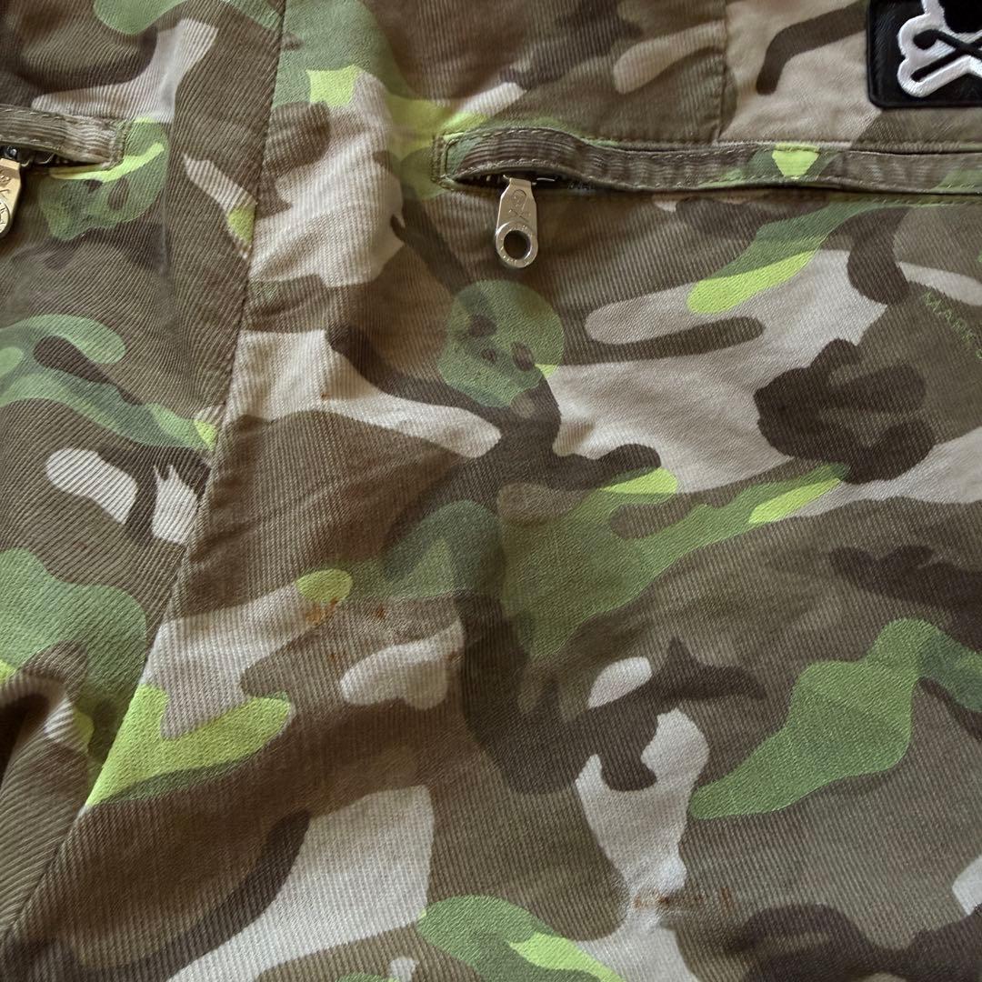 マークアンドロナ　パンツ　カモフラ　迷彩　M〜L相当　コーデュロイ　アーミー