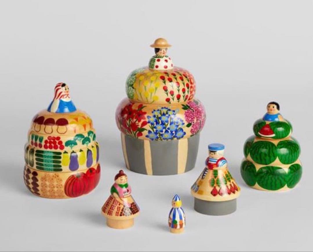 COMPANY フィンランド　マトリョーシカ人形セット 6個