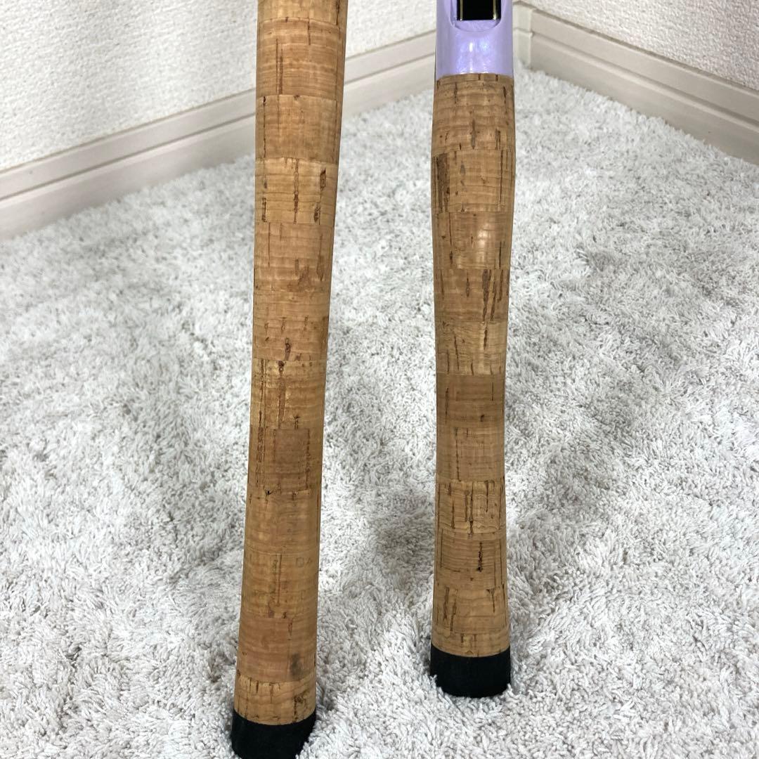 ケンクラフト　ロッド2本　ベイト　スピニング　ルアー竿　バス釣り　紫　パープル