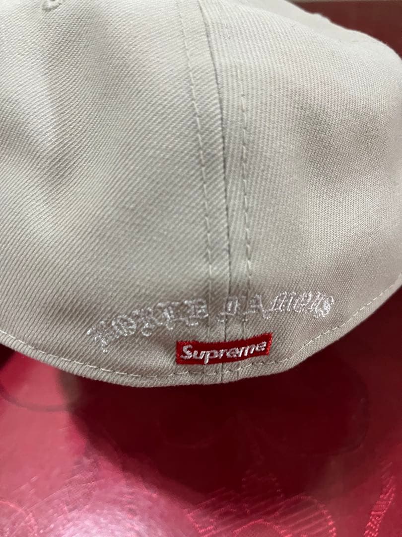 帽子 Supreme Gold Cross S Logo NewEra \"Stone\"